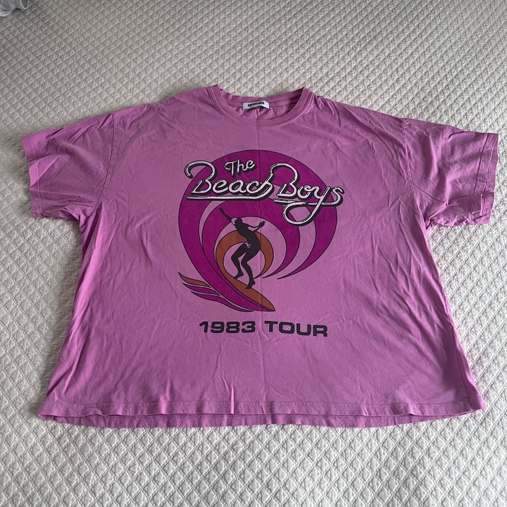 Daydreamer Pink The Beach Boys 1983 Tour T-Shirt - size OS